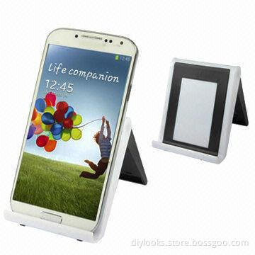 Portable Universal Mobile Phone Bracket with Phone Screen Brush, for Samsung Galaxy S IV